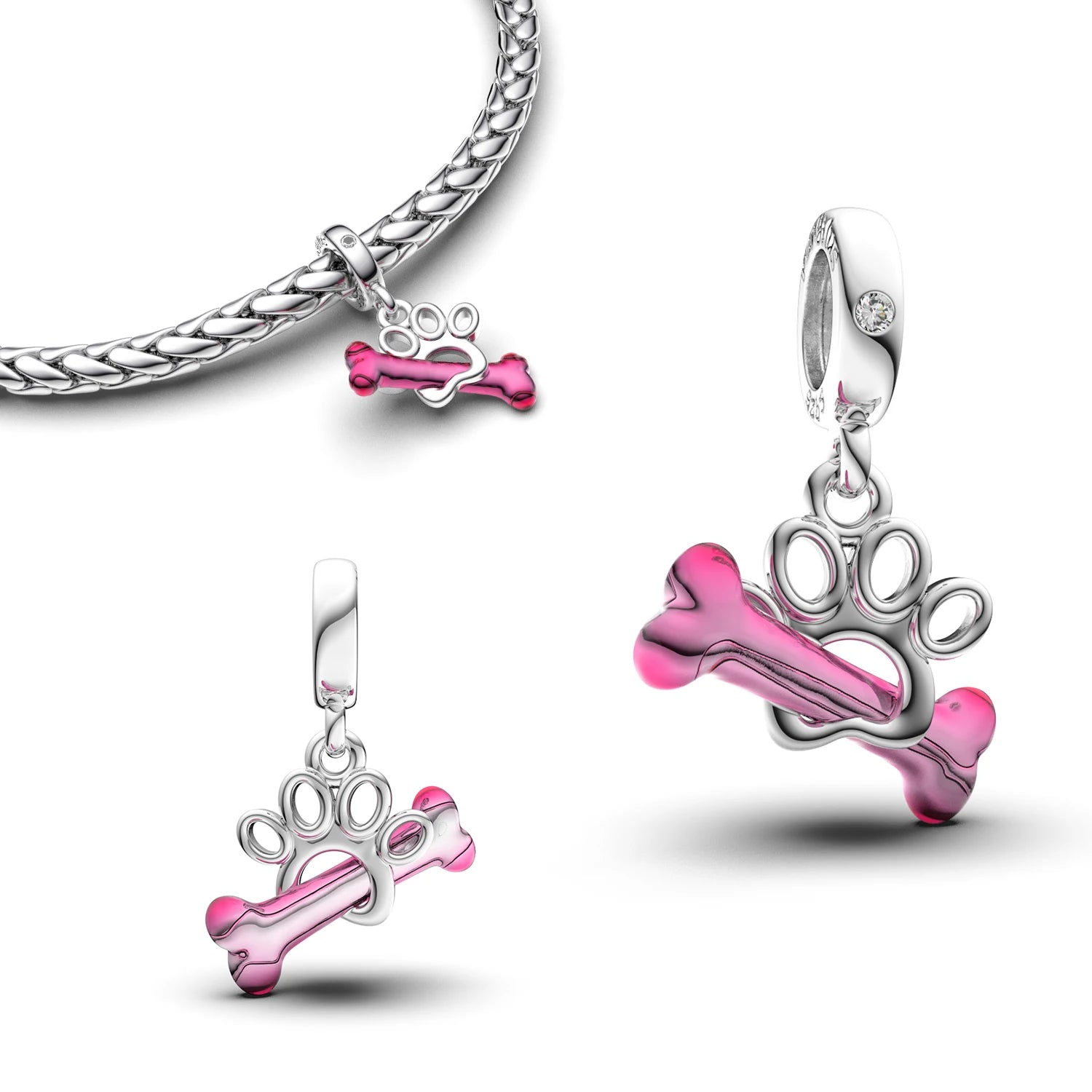 925 Sterling Silver Italian Charm Beads & Pendants – Women’s Bracelet Jewelry Making Accessories