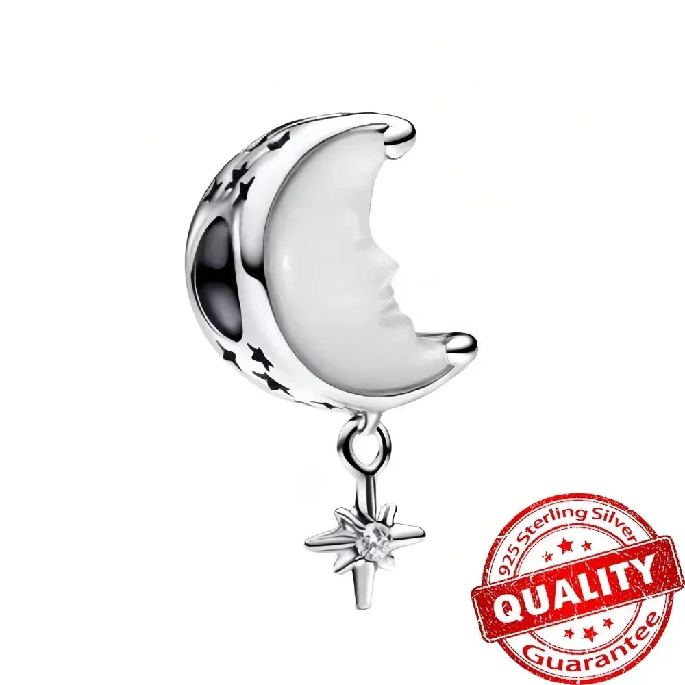 Christmas 925 Sterling Silver Charms | Santa Claus Reindeer Snowman Tree Beads Fit Original Bracelet