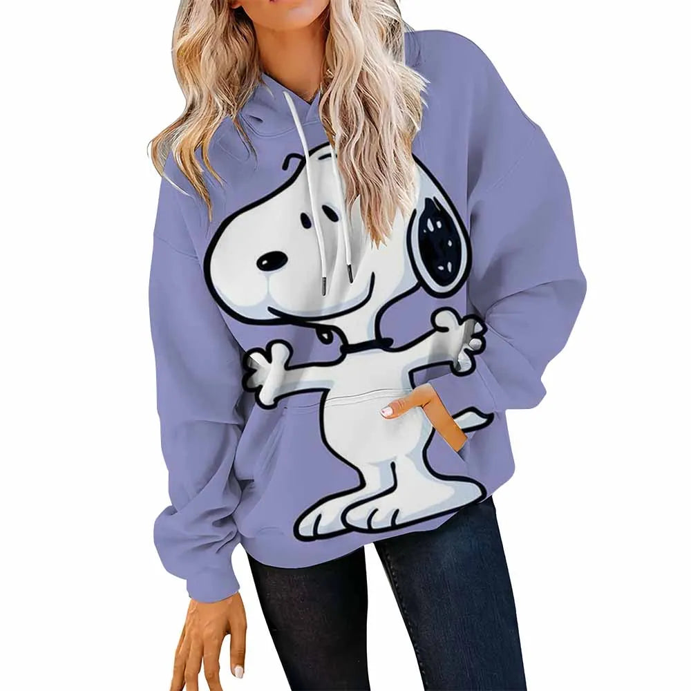 Women’s Disney Stitch Long Sleeve Hoodie – Unisex Round Neck Sweatshirt Y2K 90s Gothic Autumn Winter Pullovers 🐾❄️