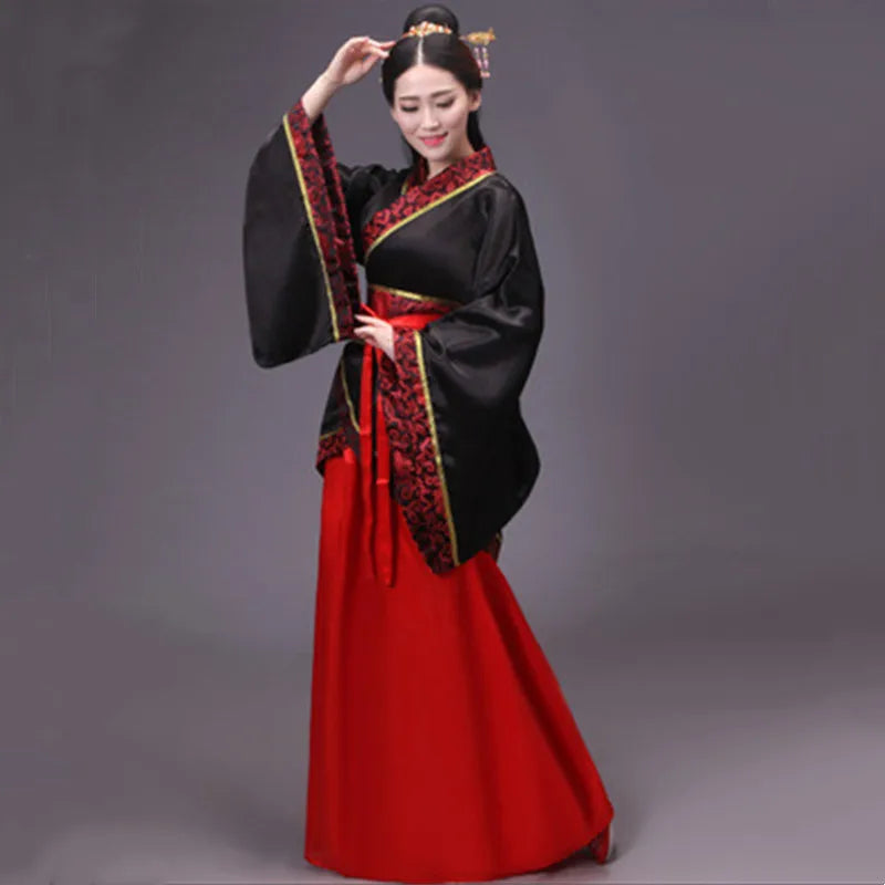 Vintage Women’s Top & Skirt 2-Piece Set – Princess Hanfu Costume Cosplay Elegant Traditional Chinese Clothing 👘✨