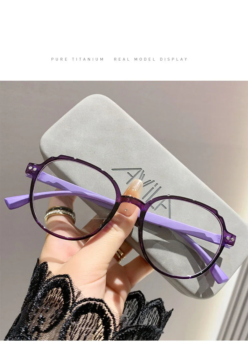 2025 New Ultra Light Anti Blue Light Reading Glasses – Women Fashionable Green Presbyopia Eyeglasses for Men | +1.0 to +2.5