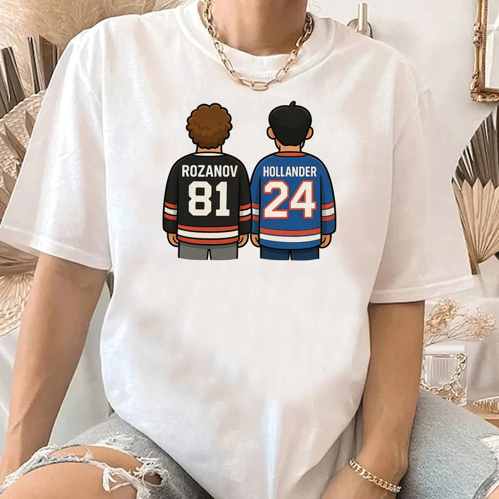 Hot Heated Rivalry T-Shirt 🔥 Women Cartoon Graphic Y2K Streetwear Top ✨