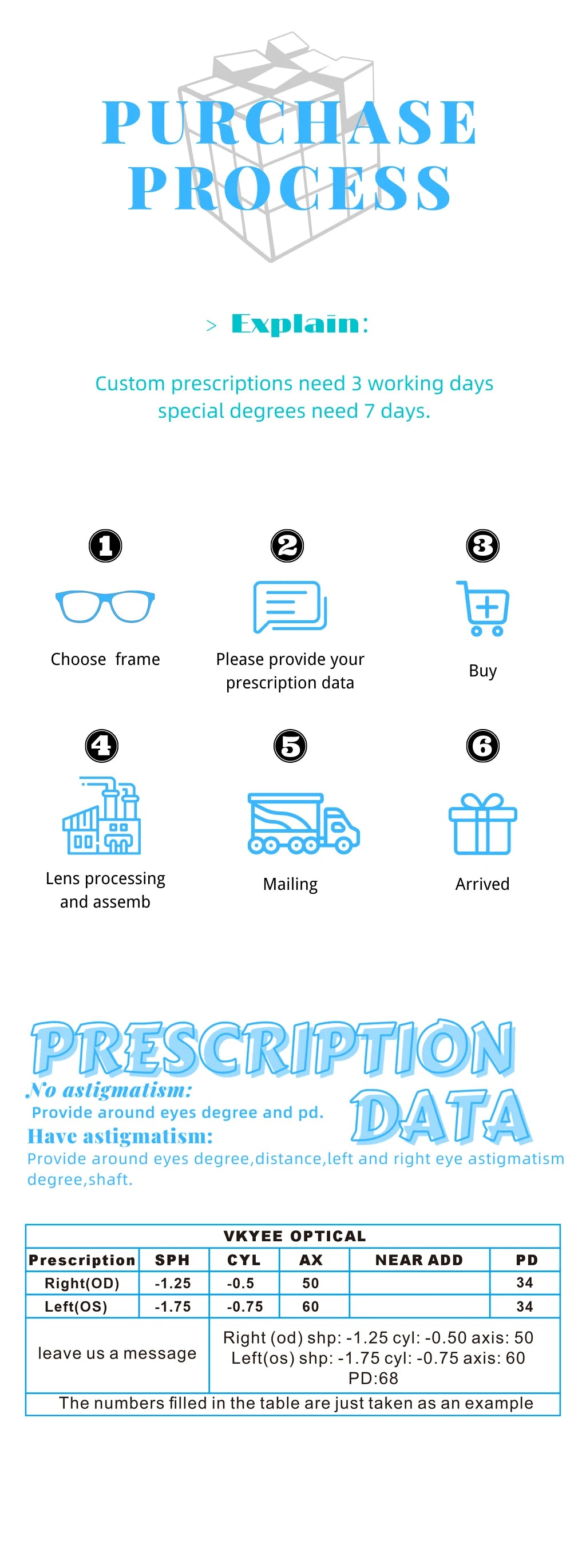 VICKY Square Frame Glasses 👓 Women’s Anti-Blue Light Prescription PFD2211