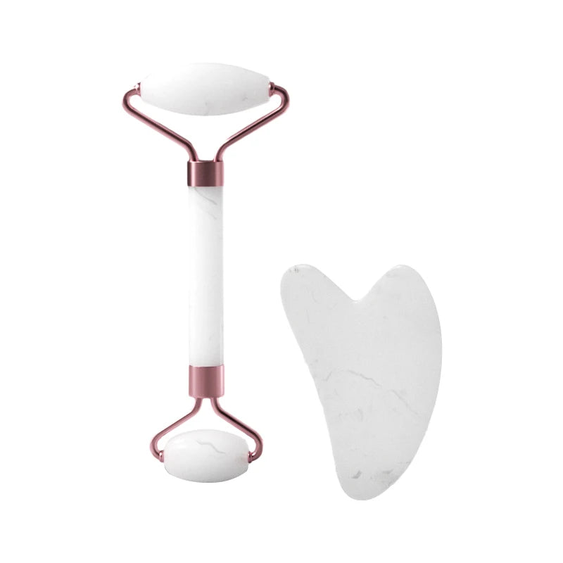 Resin Facial Roller for Face, Neck & Eyes – Massage & Scraping Tool for Beauty Skin Care