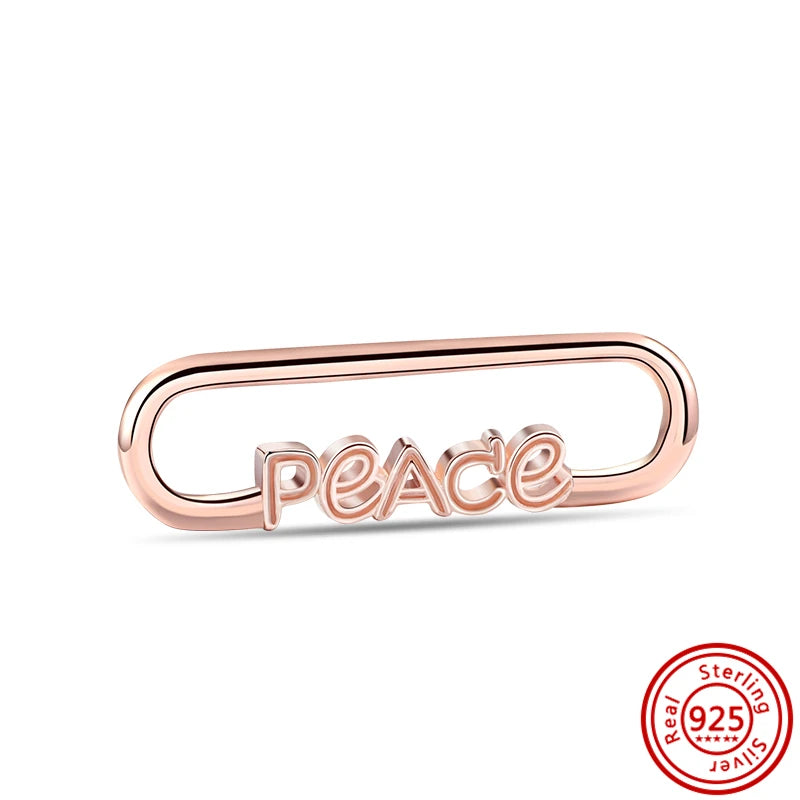 New 925 Sterling Silver ME Series Charms | Links Accessories for Original Bracelets & Necklaces DIY Jewelry Gift for Women