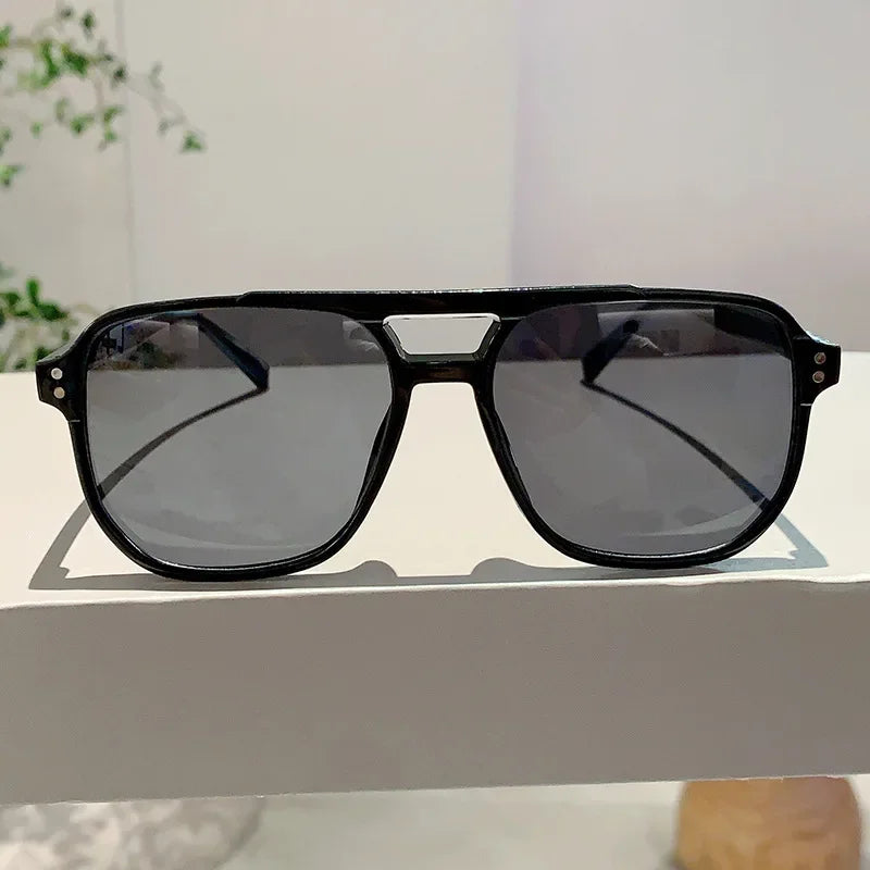 Retro Rectangle Sunglasses for Women – Brand Designer Vintage Small Frame Luxury Sun Glasses | Ladies Classic Black Square