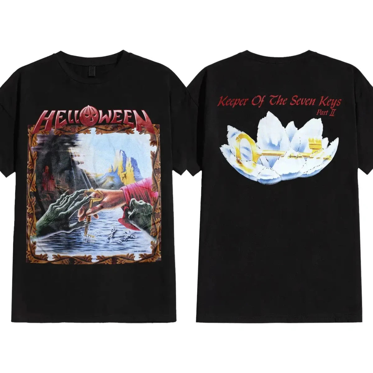 Heavy Metal Helloween T-Shirt | Women’s Black Cotton Band Tee Summer Casual