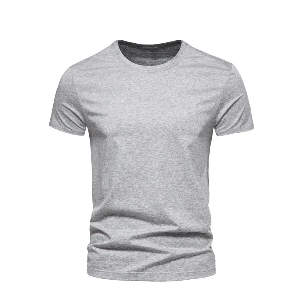 Men’s Solid Color Quick-Dry T-Shirt | Black Casual Gym & Running Fitness Tee