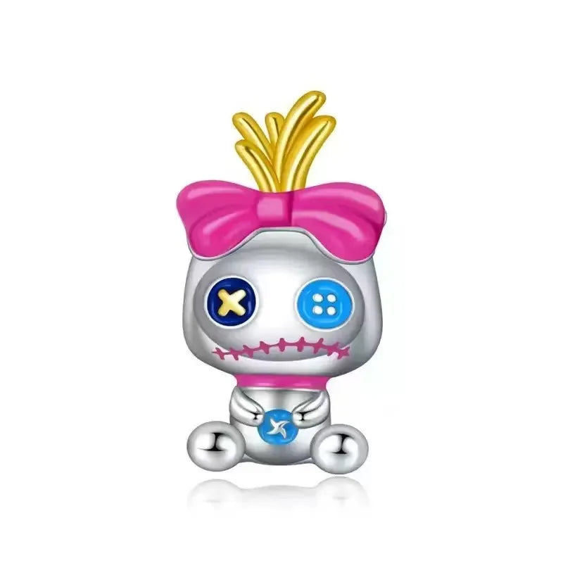 2025 S925 Sterling Silver Disney All-Star Pendant Beads | Fit Original Pandora Bracelet Women’s Fashion Jewelry