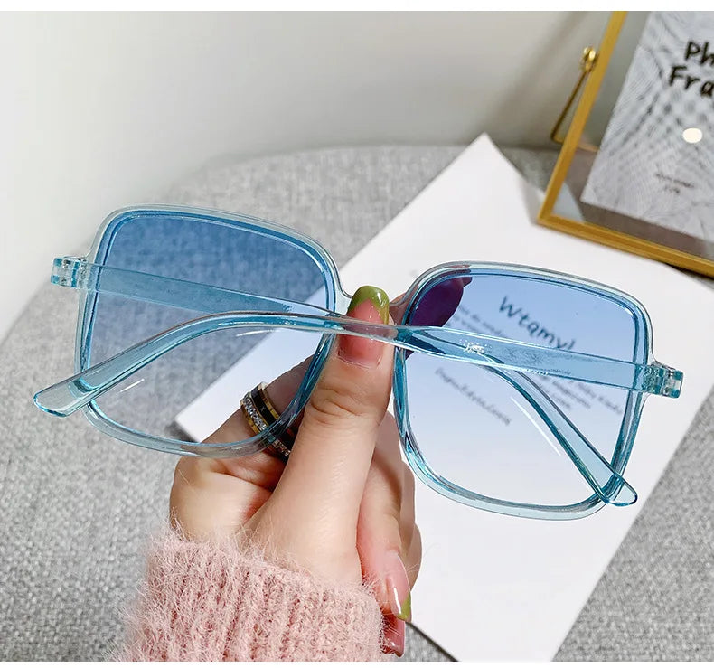 New Oversized Rectangle Sunglasses – Women’s Fashion Square Sun Glasses & Men’s Classic Vintage Eyewear | UV400 Oculos De Sol
