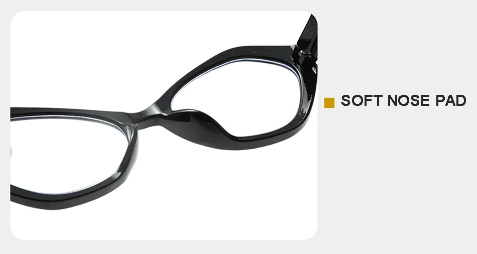 New Elegant Polygon Reading Glasses – Blue Light Blocking Farsight Presbyopia Goggles +1.0 to +4.0