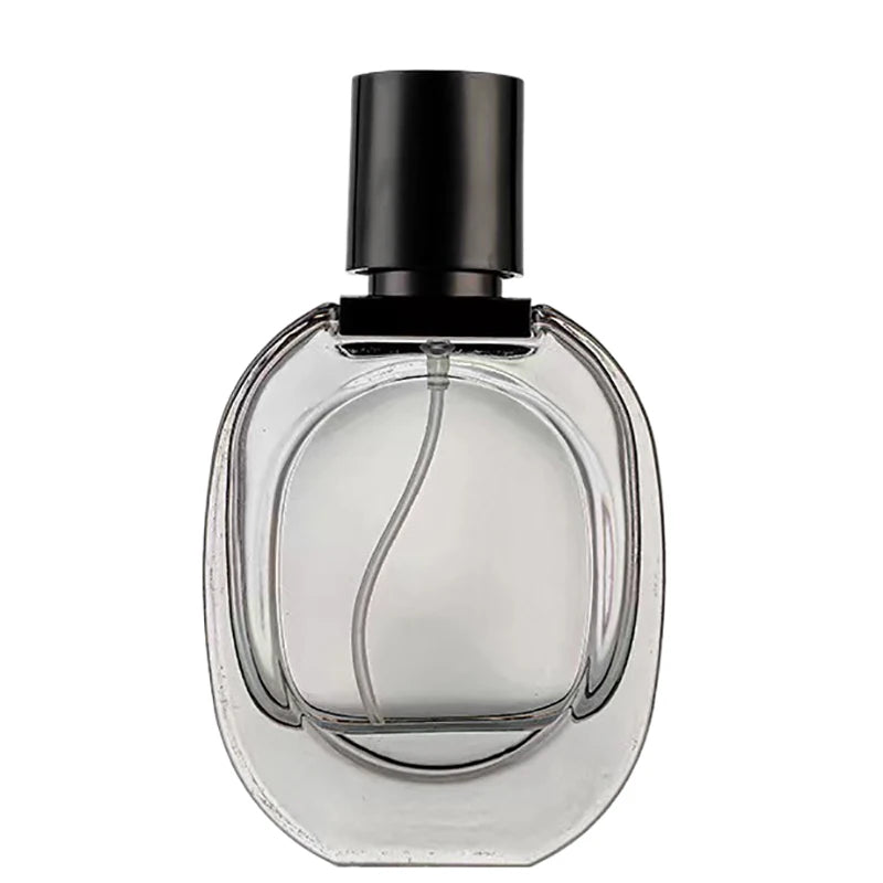 50ML Portable Perfume Spray Bottle – Refillable Glass Travel Atomizer | Large Capacity Press-Type Empty Cosmetic Bottle