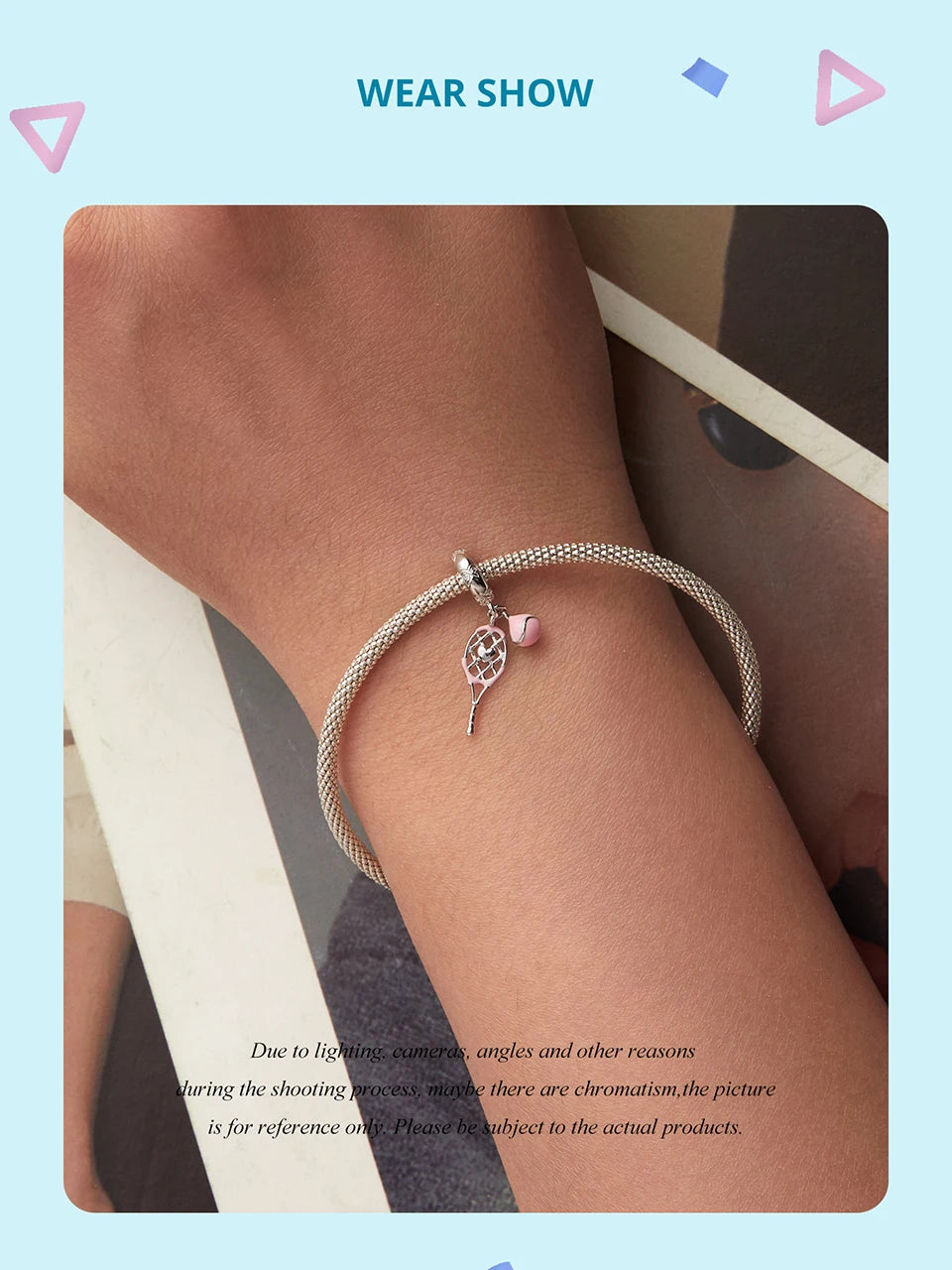 BISAER 925 Sterling Silver Ball Series Charms – Football, Volleyball, Tennis & Basketball Beads Fit Pandora Bracelet DIY Jewelry