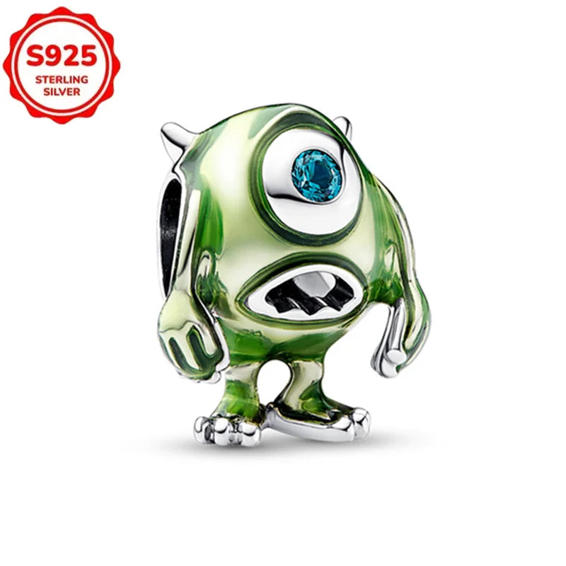 New Disney 925 Sterling Silver Cheshire Cat & Dumbo Charms – Original Bracelet Beads DIY Pendant Halloween Jewelry Gift