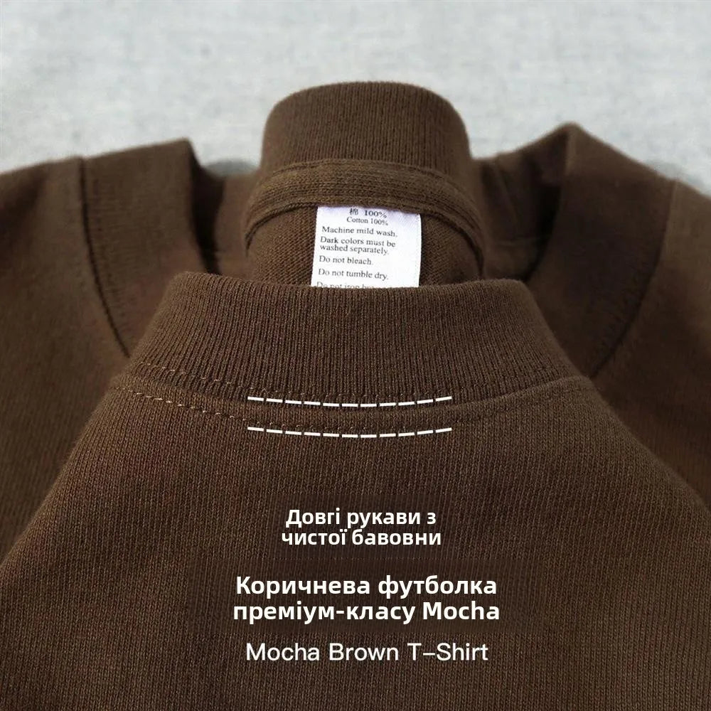 Loose Fit Pure Cotton T-Shirt | Korean Style Round Neck Basic Top | Unisex Layering Tee in Purple