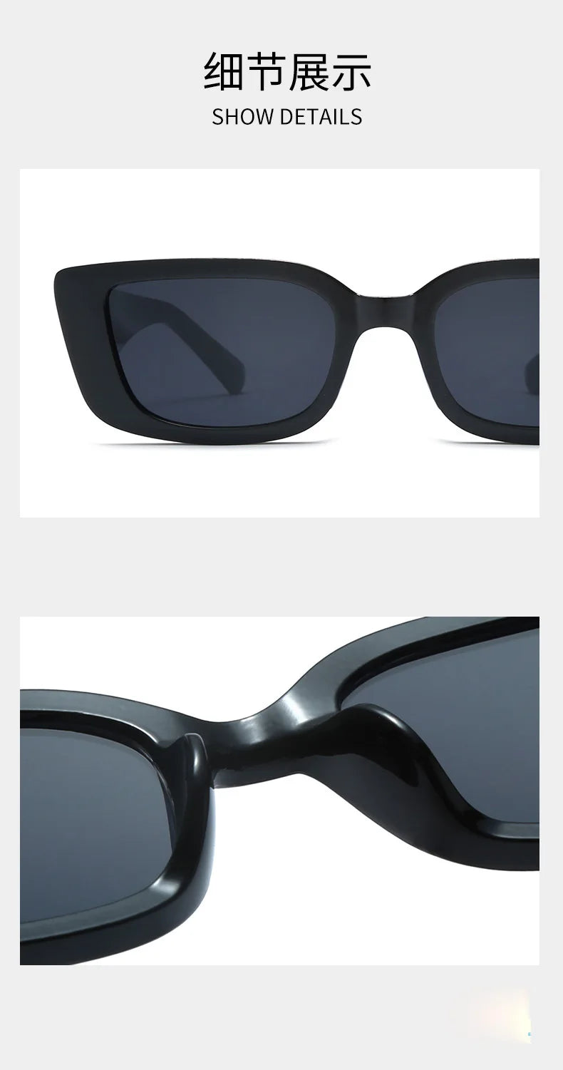 New Small Frame V-Shaped Fashion Sunglasses for Women – Designer Square UV400 Sun Glasses | Outdoor Leisure Eyewear
