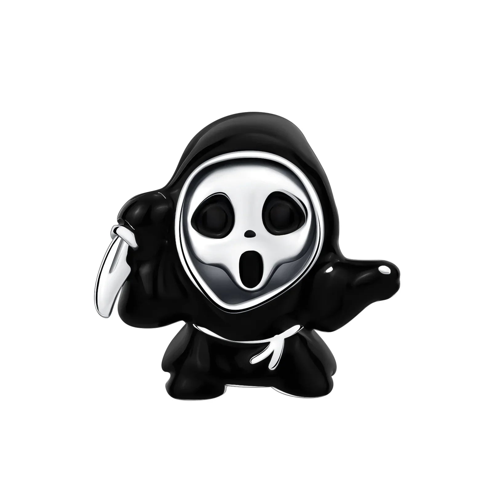 Original 925 Sterling Silver Halloween Charms | Pumpkin, Skull, Witch & Ghost Beads for Earrings, Pendants, Bracelets & Necklaces