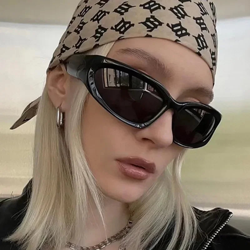 New Y2K Sports Punk Sunglasses – Designer Square Goggle Sun Glasses for Women & Men | Luxury Brand UV400 Colorful Mirror Eyewear
