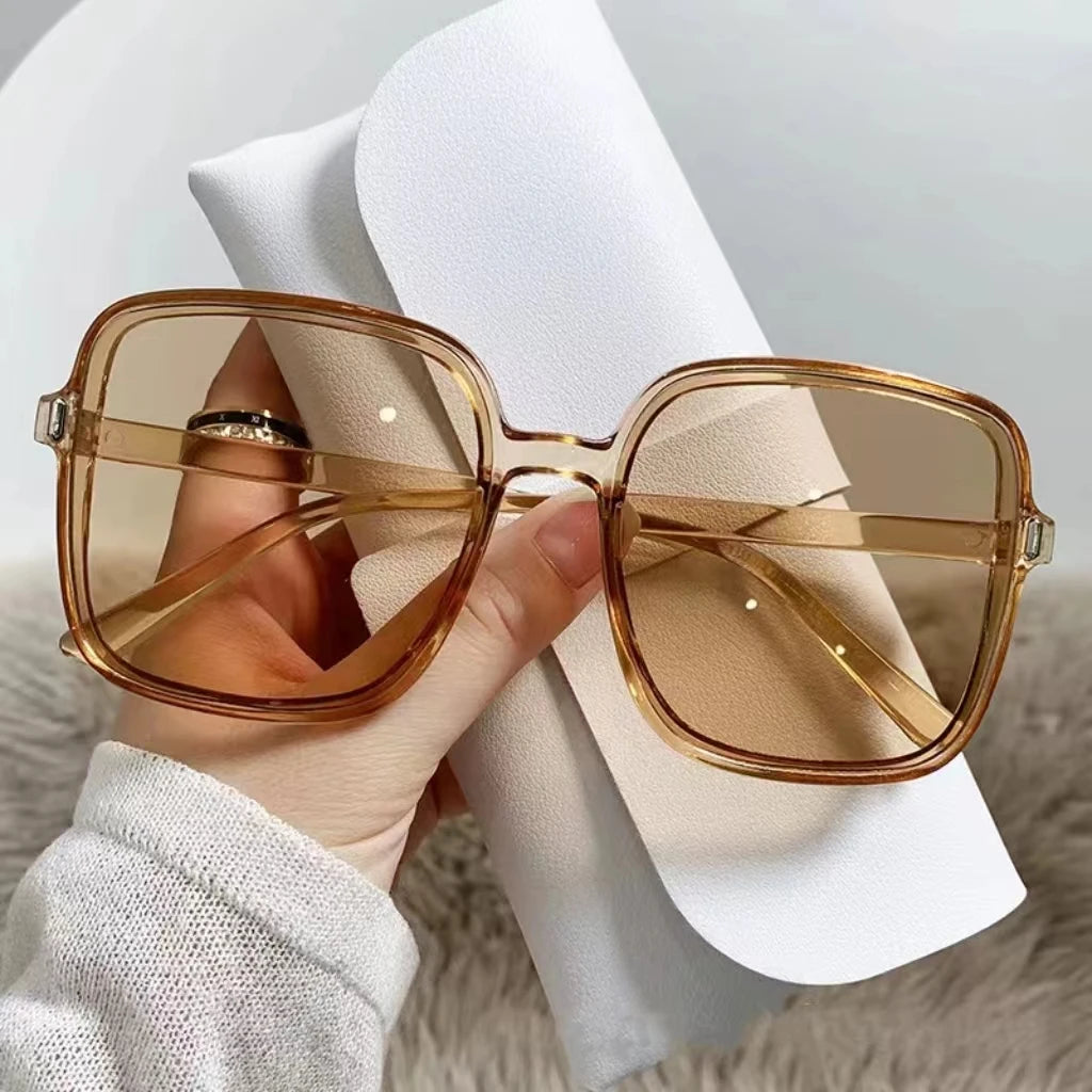 New Oversized Rectangle Sunglasses – Women’s Fashion Square Sun Glasses & Men’s Classic Vintage Eyewear | UV400 Oculos De Sol