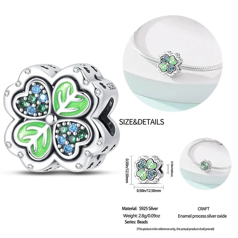 925 Sterling Silver Flying Bird & Butterfly Safety Chain Charm Beads for Original 3mm Bracelet – DIY Jewelry Gift