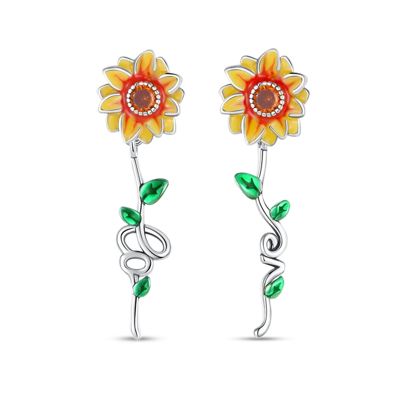 Luxury 925 Sterling Silver Ocean Mermaid Earrings | Pave CZ Fine Jewelry for Women