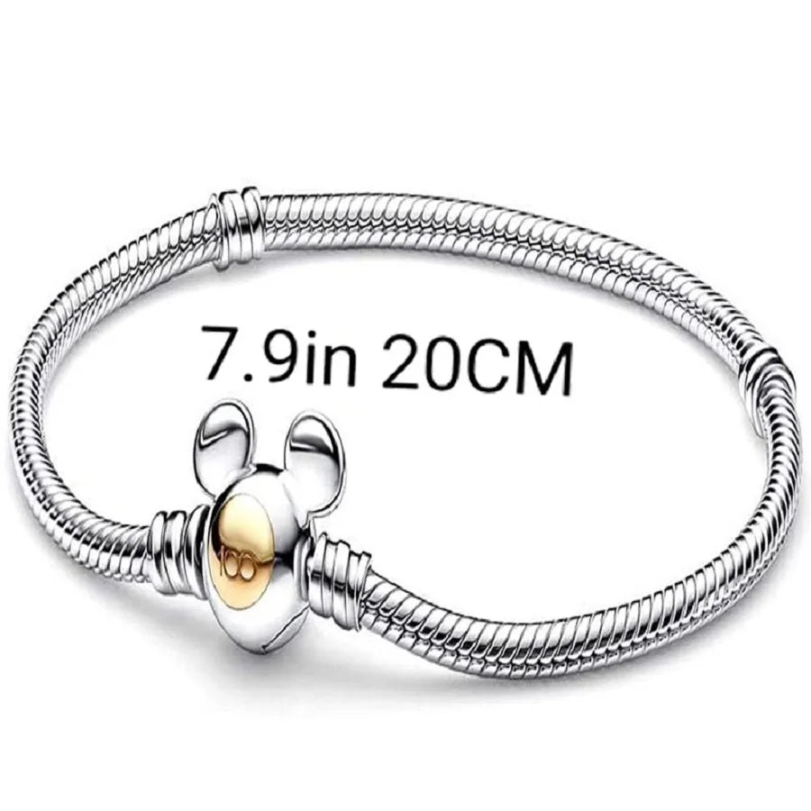 100% S925 Sterling Silver Dumbo Hot Air Balloon Charm Bead for Original Bracelet DIY Jewelry Making
