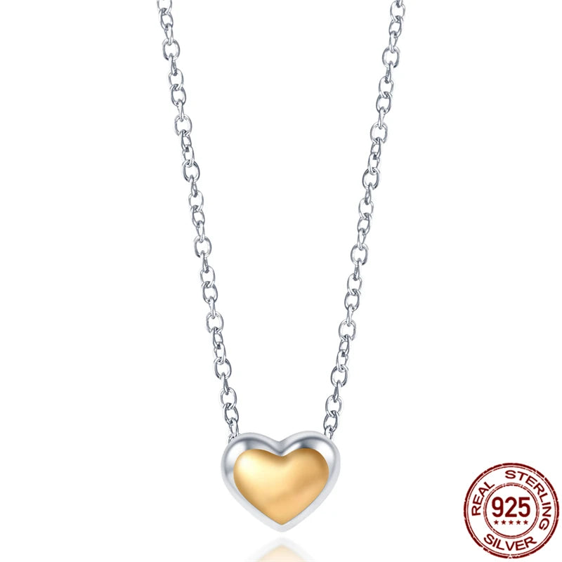 925 Sterling Silver Heart-Shaped Pearl Pendant Necklace | Elegant Women’s Jewelry Birthday Gift