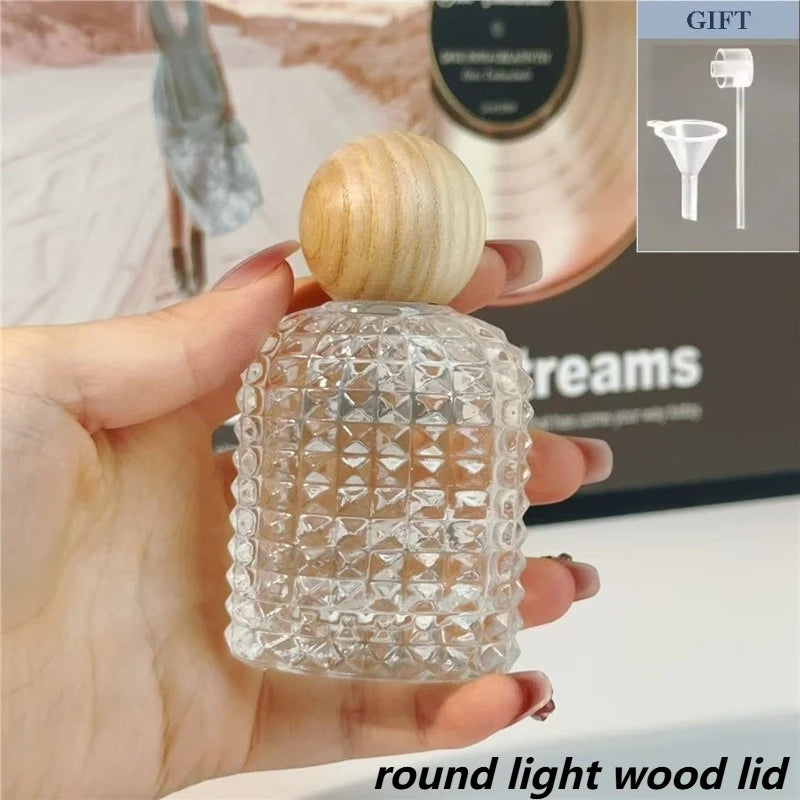 Travel Perfume Atomizer 30/50/100ML | Pineapple Shape Refillable Spray Bottle | Portable Transparent Fragrance Dispenser