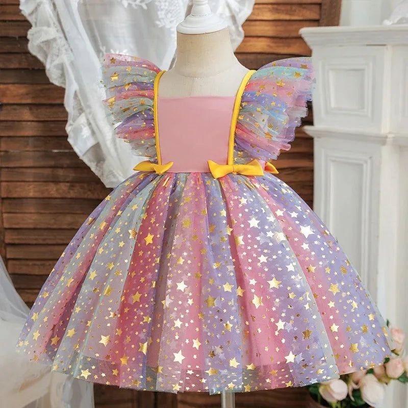 Hello Kitty Baby Princess Dress – Girls Birthday & Christmas Party Sleeveless Tulle Tutu Dress for 1-5Y