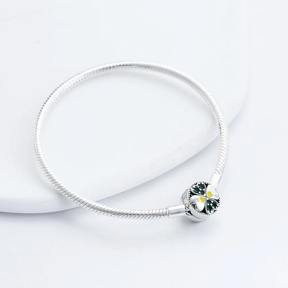 2025 925 Sterling Silver Heart Butterfly Snowflake Dream Catcher Bracelet | Luxurious Women's DIY Jewelry Gift