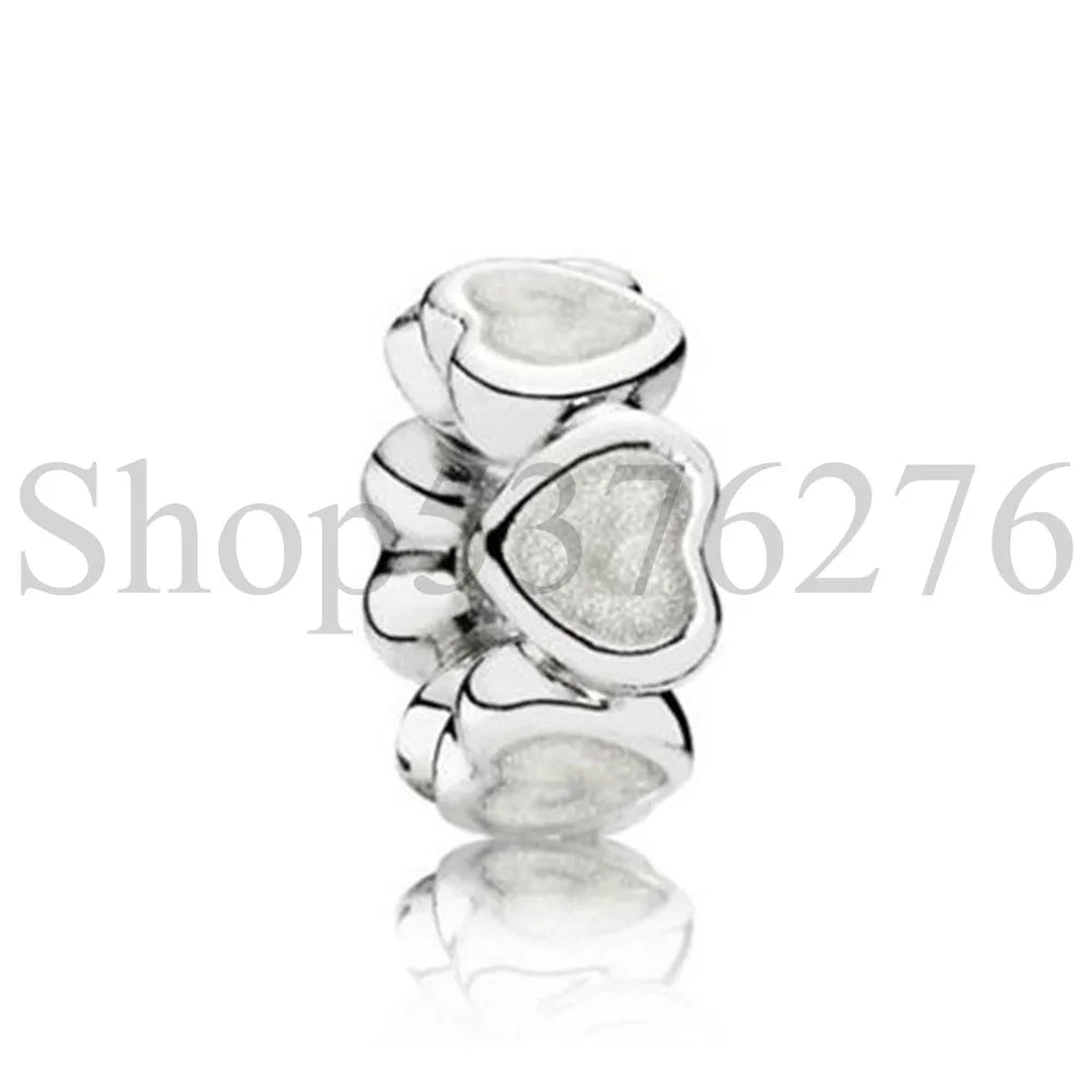 925 Sterling Silver Dazzling Daisy Flower Spacer Charm | Forget Me Not Bead for Women Bracelet DIY Jewelry Gift