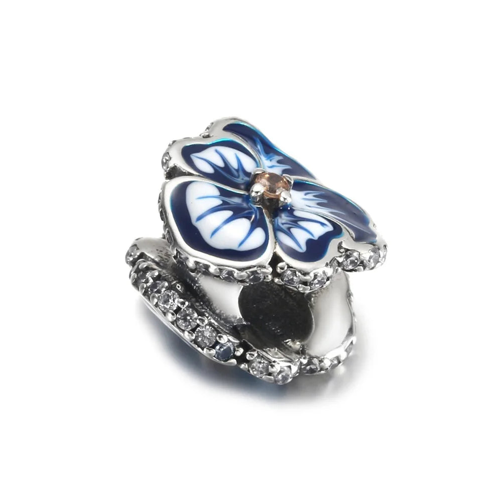 925 Sterling Silver Graduation Heart Charm Bead 2023 2024 | Openwork Swirling Bead for Women Bracelet Gift