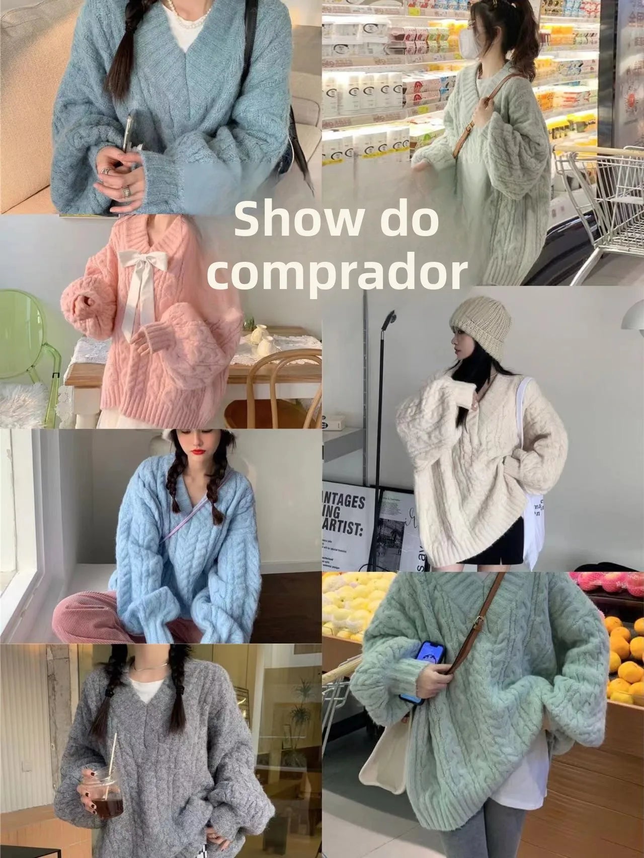 Women's V-Ne Thiened Twisted Sweater Loose Autumn Winter Outerwear Lazy Sle Design Soft Knitted irt Long Sve Top