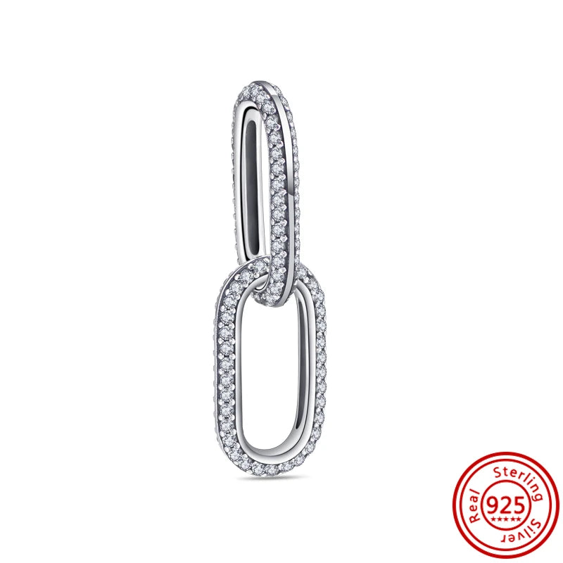 New 925 Sterling Silver ME Series Charms | Links Accessories for Original Bracelets & Necklaces DIY Jewelry Gift for Women