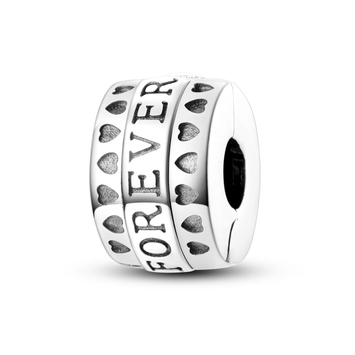 Original 925 Sterling Silver Stopper Bead Clip Charm | Fits Bangle Bracelet DIY Jewelry