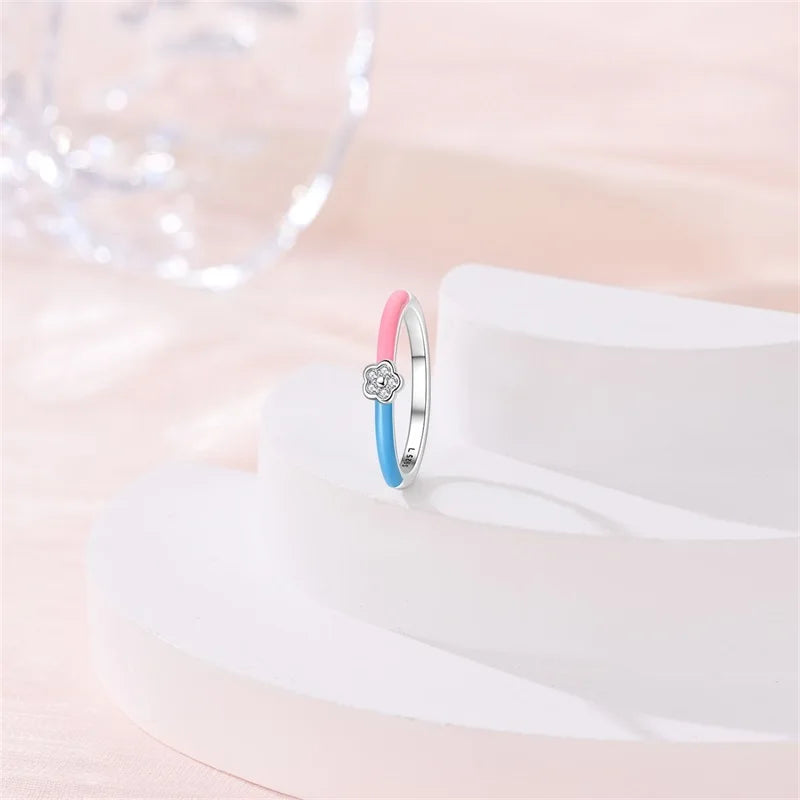 925 Sterling Silver Rings Collection | Bow, Heart, Sun, Moon & Star Zircon Rings for Women Jewelry Gift