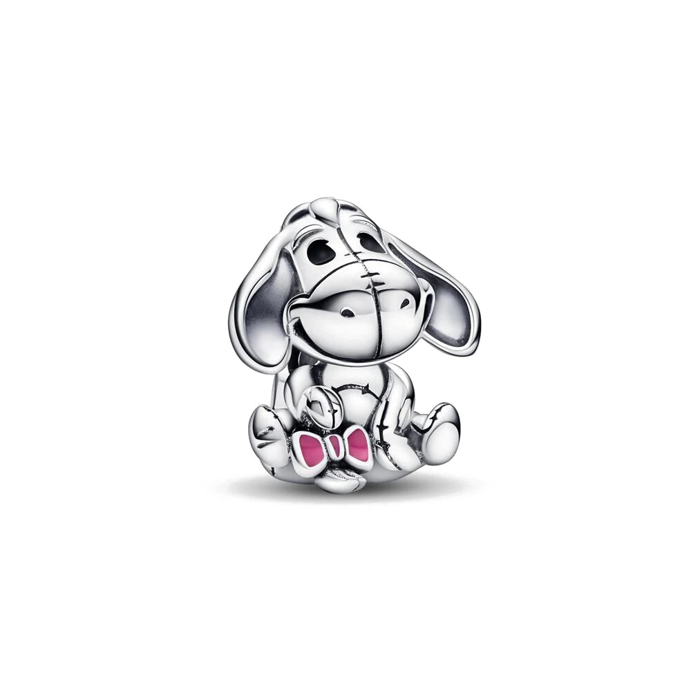 Miniso Disney 925 Silver Tiger & Lion Winnie The Pooh Charm Bead | Fit Original Bracelets & Necklaces DIY Women’s Jewelry