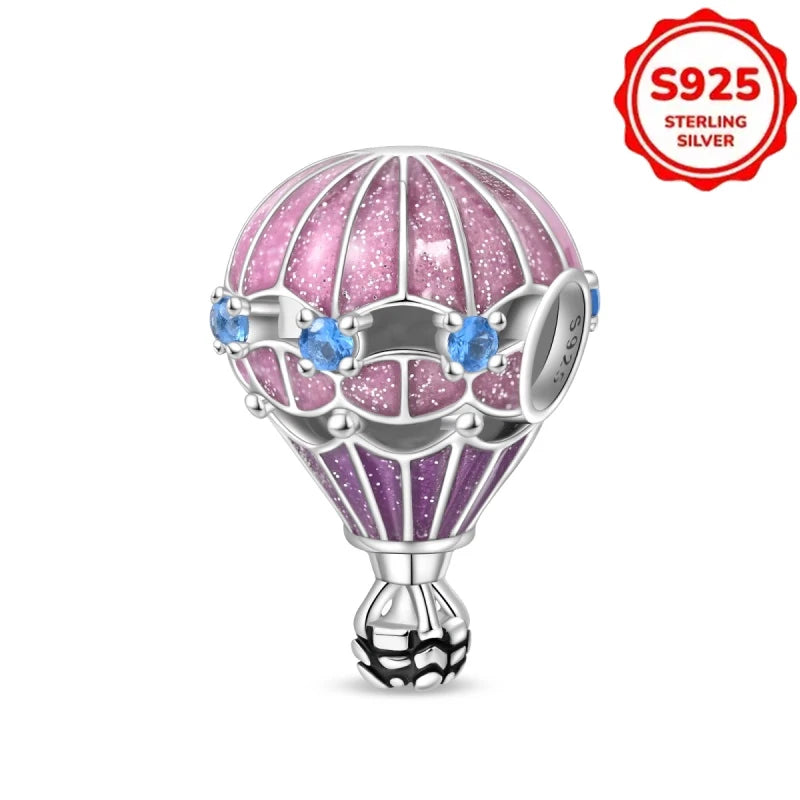 New Disney 925 Sterling Silver Cheshire Cat & Dumbo Charms – Original Bracelet Beads DIY Pendant Halloween Jewelry Gift