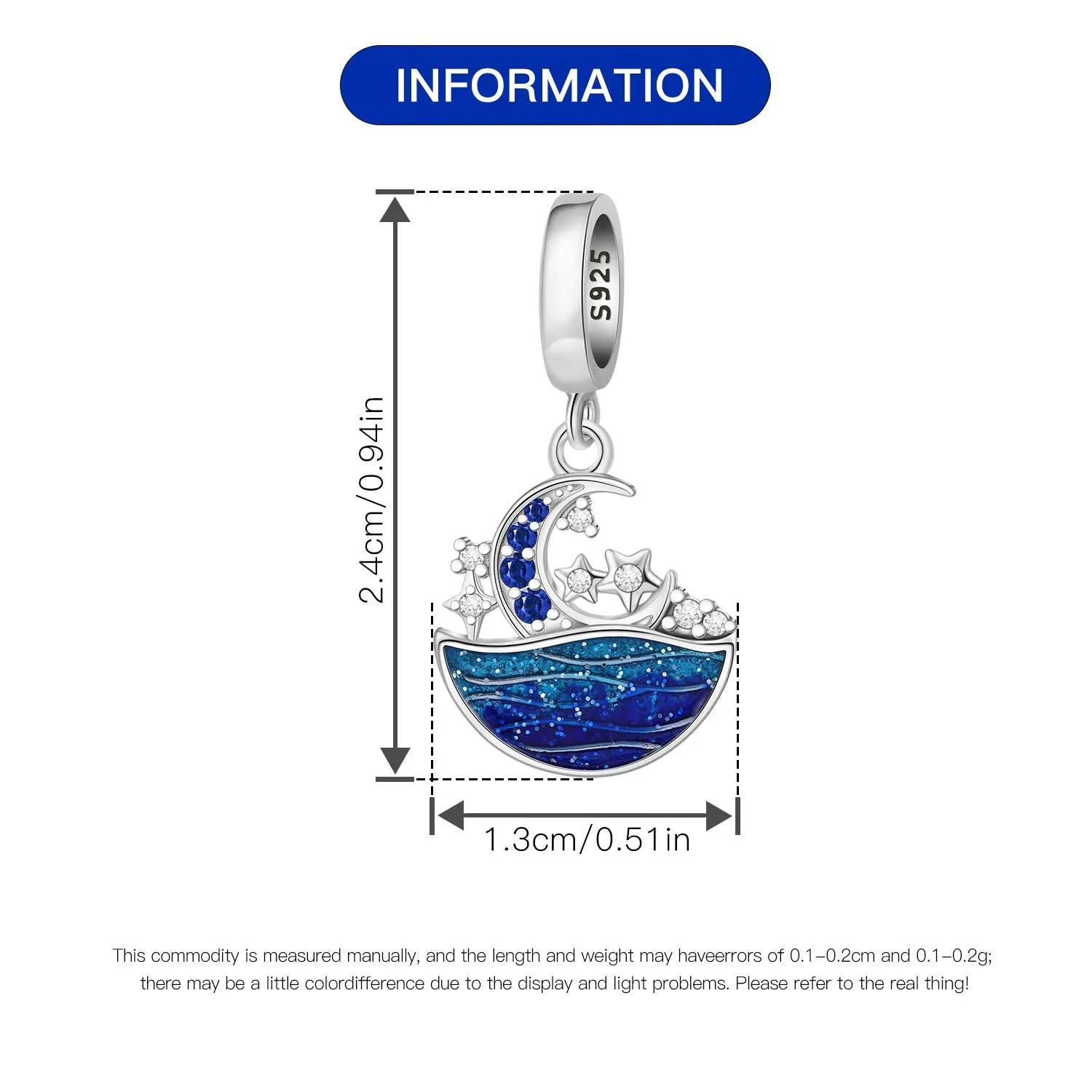 Orstarry 925 Sterling Silver Mermaid Cartoon Charm | Original Pendant Beads Fit Pandora Bracelet DIY Fine Jewelry Gift