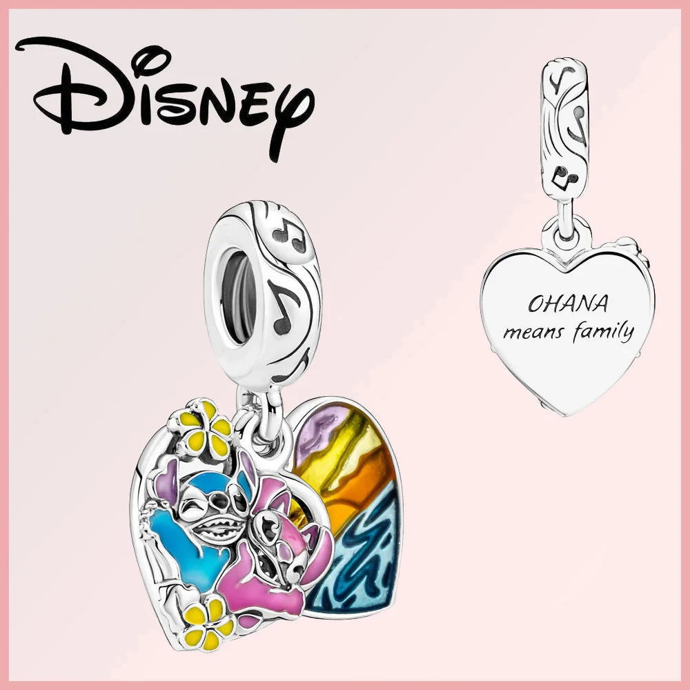 Disney Deadpool Stitch Minnie Winnie 925 Sterling Silver Dangle Charms – Fit Original Bracelet