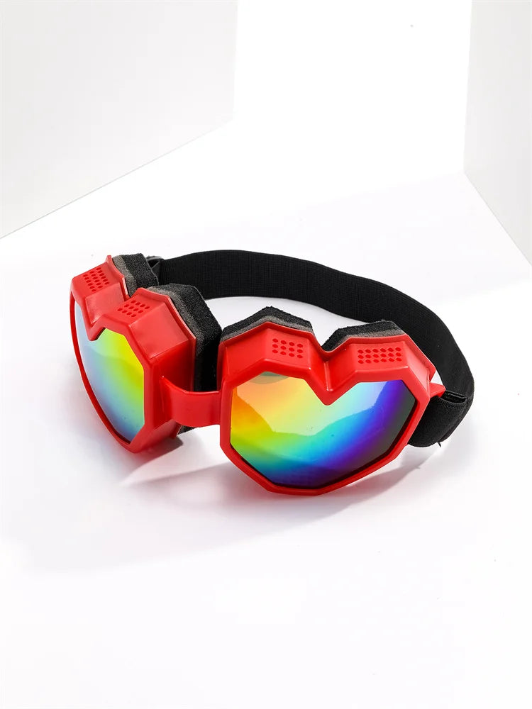 PC Love-Shaped Sunglasses – Windproof & UV-Proof Ski Goggles | Trendy Heart-Shaped Glasses