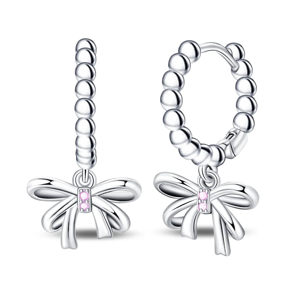 2024 New 925 Sterling Silver Bow Tie Jewelry Set | Zircon Ring, Earrings, Bracelet & Necklace for Women Gift