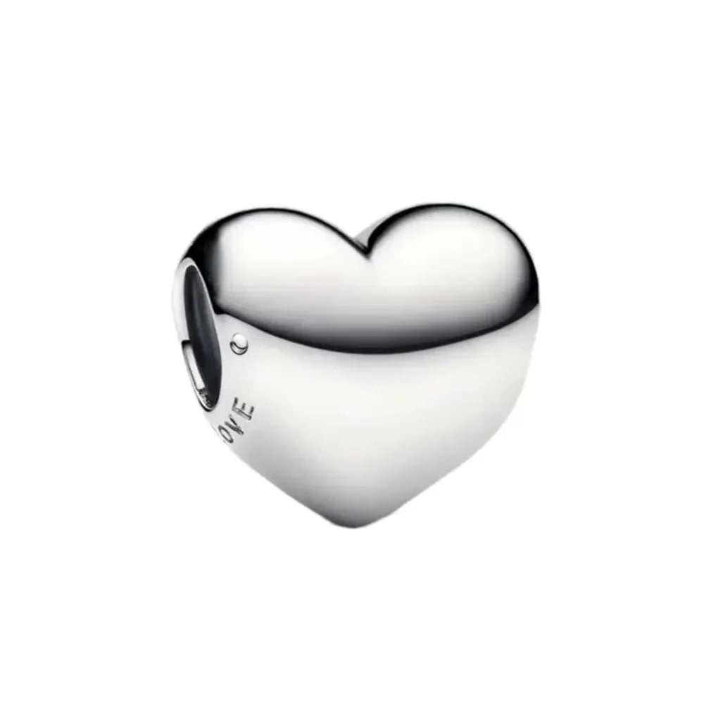 2025 New S925 Silver Spring Ball Bear Cross Pendant – DIY Bracelet Charm for Women