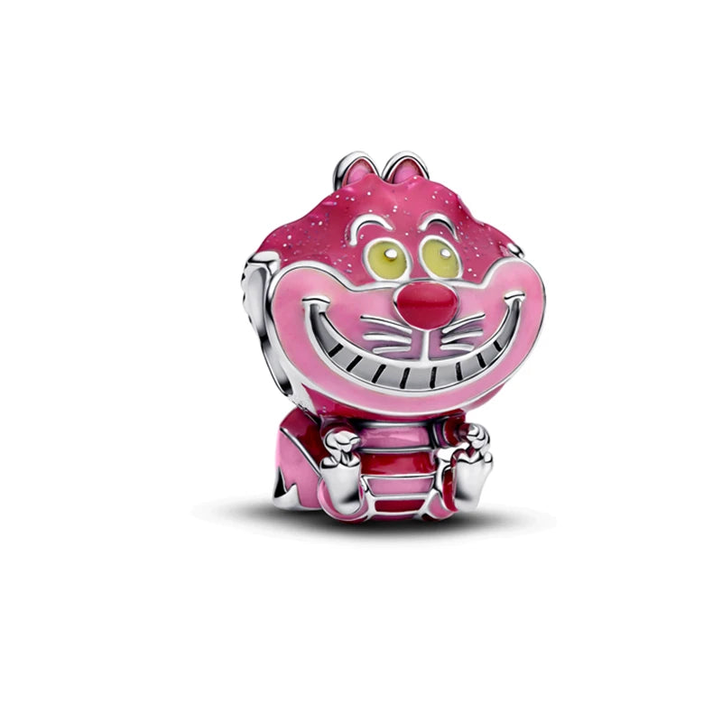 MINISO 2025 New Disney Dumbo & Mom Charm Beads | 925 Sterling Silver Dangle Fit Original Bracelet Necklace Women DIY Jewelry Gift