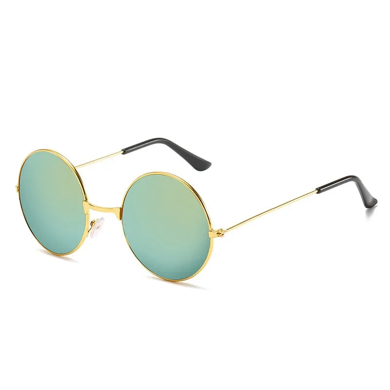Popular Fishing & Leisure Round Metal Sunglasses – Retro Vintage Fashion Eyewear for Men & Women | UV400 Sun Glasses 2022