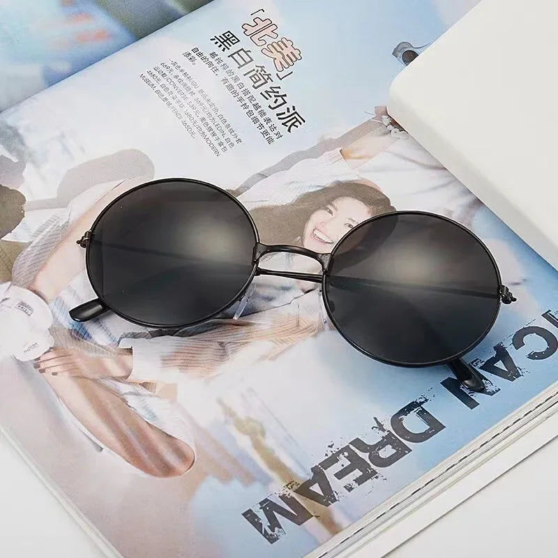 Popular Fishing & Leisure Round Metal Sunglasses – Retro Vintage Fashion Eyewear for Men & Women | UV400 Sun Glasses 2022