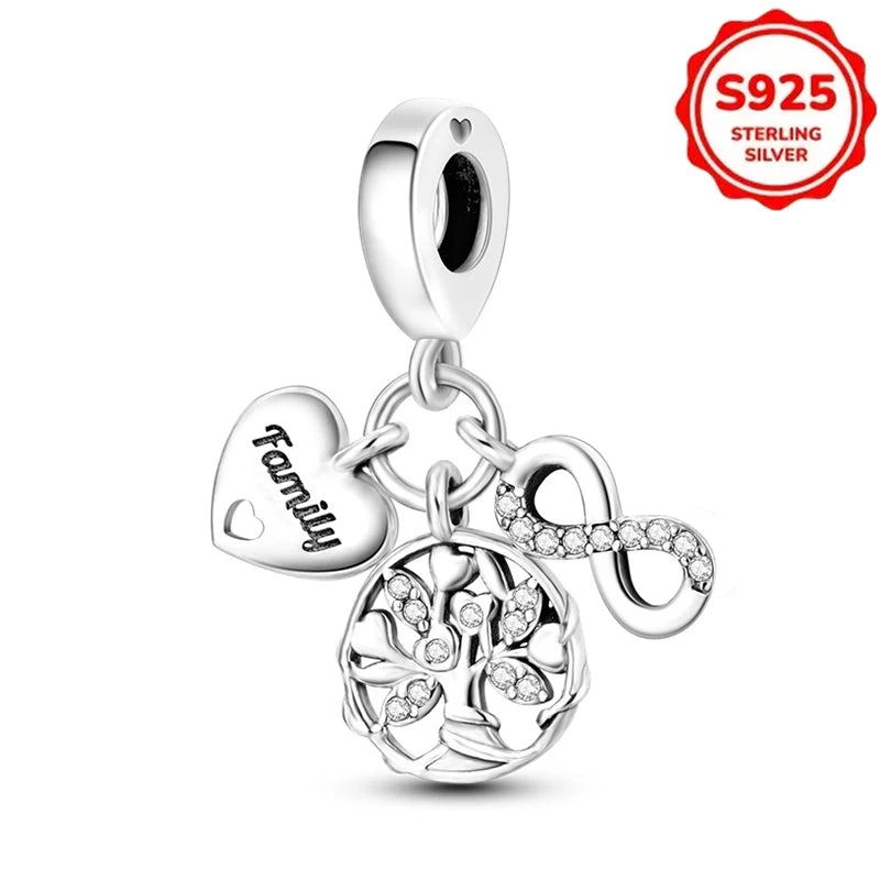 New Disney 925 Sterling Silver Cheshire Cat & Dumbo Charms – Original Bracelet Beads DIY Pendant Halloween Jewelry Gift