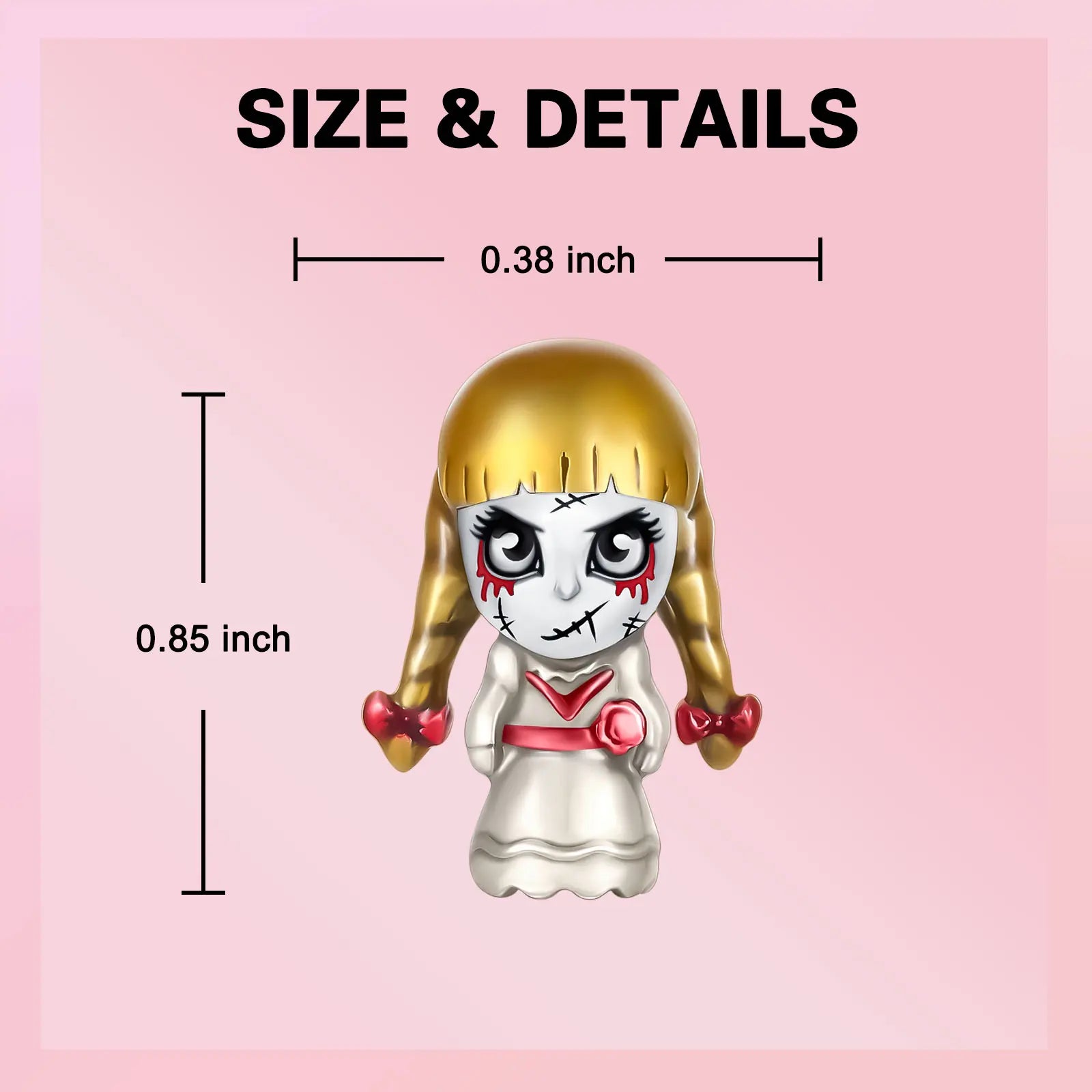 925 Sterling Silver Electric Saw Halloween Pendant | Jewelry Beads for Original Bracelets, Exquisite Silver Bead Women’s Gift