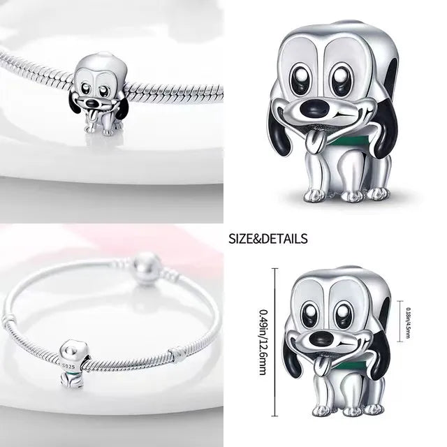 2025 New 925 Sterling Silver Disney & Harry Potter Charm Beads – Fit Original Pandora Bracelet, Women’s Fashion Gift