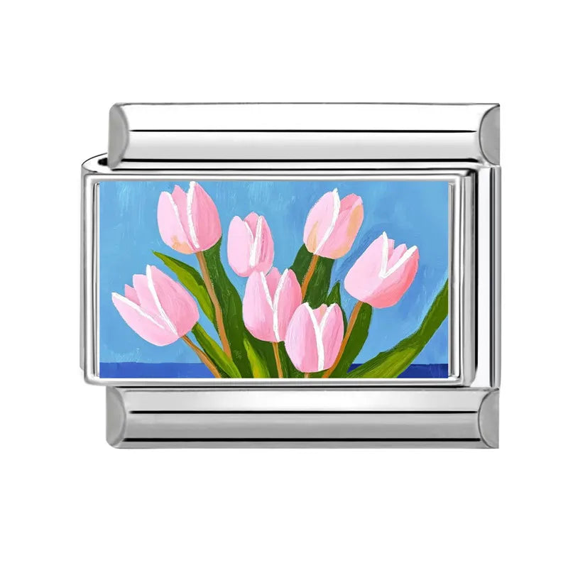 2025 Original Y2K Colorful Cute Cartoon Cats Dogs Italian Charm Links Fit 9mm Stainless Steel Bracelet Men Women DIY Making Gift